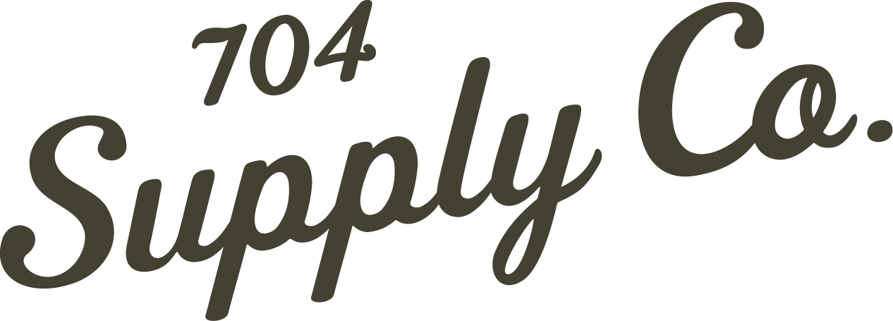 704 Supply Co. logo in cursive font.