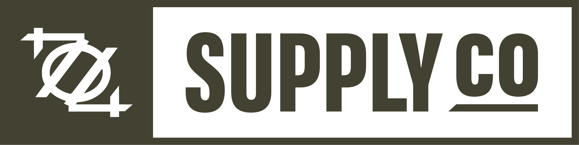 Supply Co logo with geometric design.
