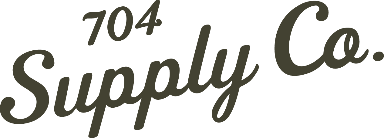 704 Supply Co. logo in cursive font.